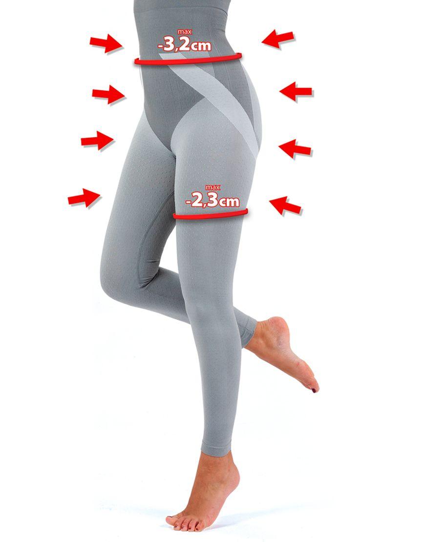 Pantalone Modellante Donna Vita Alta Compressivo Per Gambe - Shaper Da Notte - Foto 2