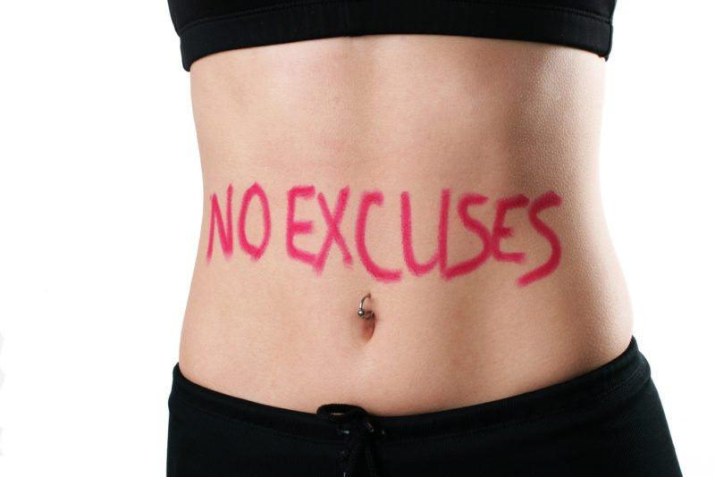 Stop Making Excuses for Not Losing Weight - TheBlackPurple