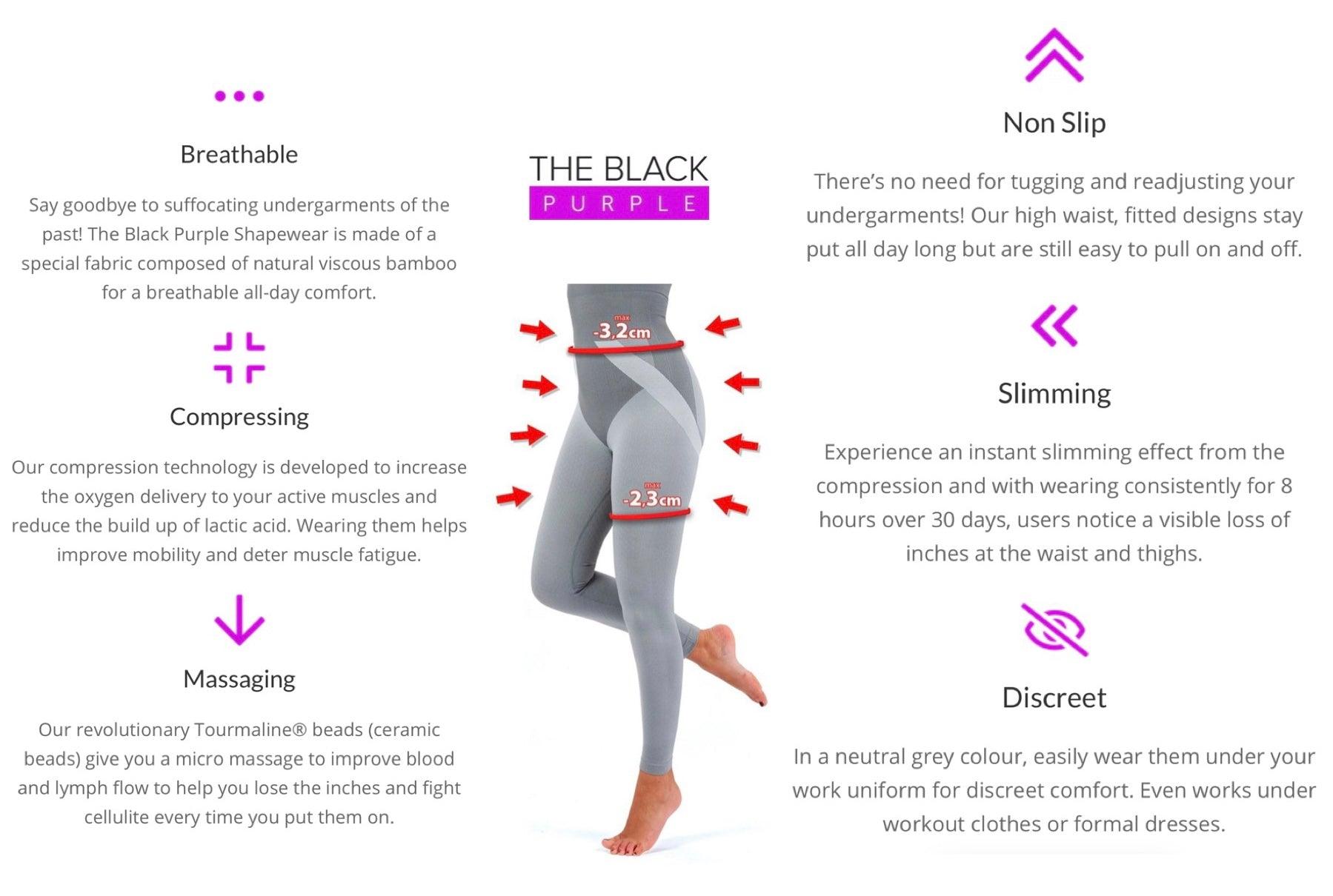 Mass & Slim Leggings | Anti Cellulite Leggings | TheBlackPurple