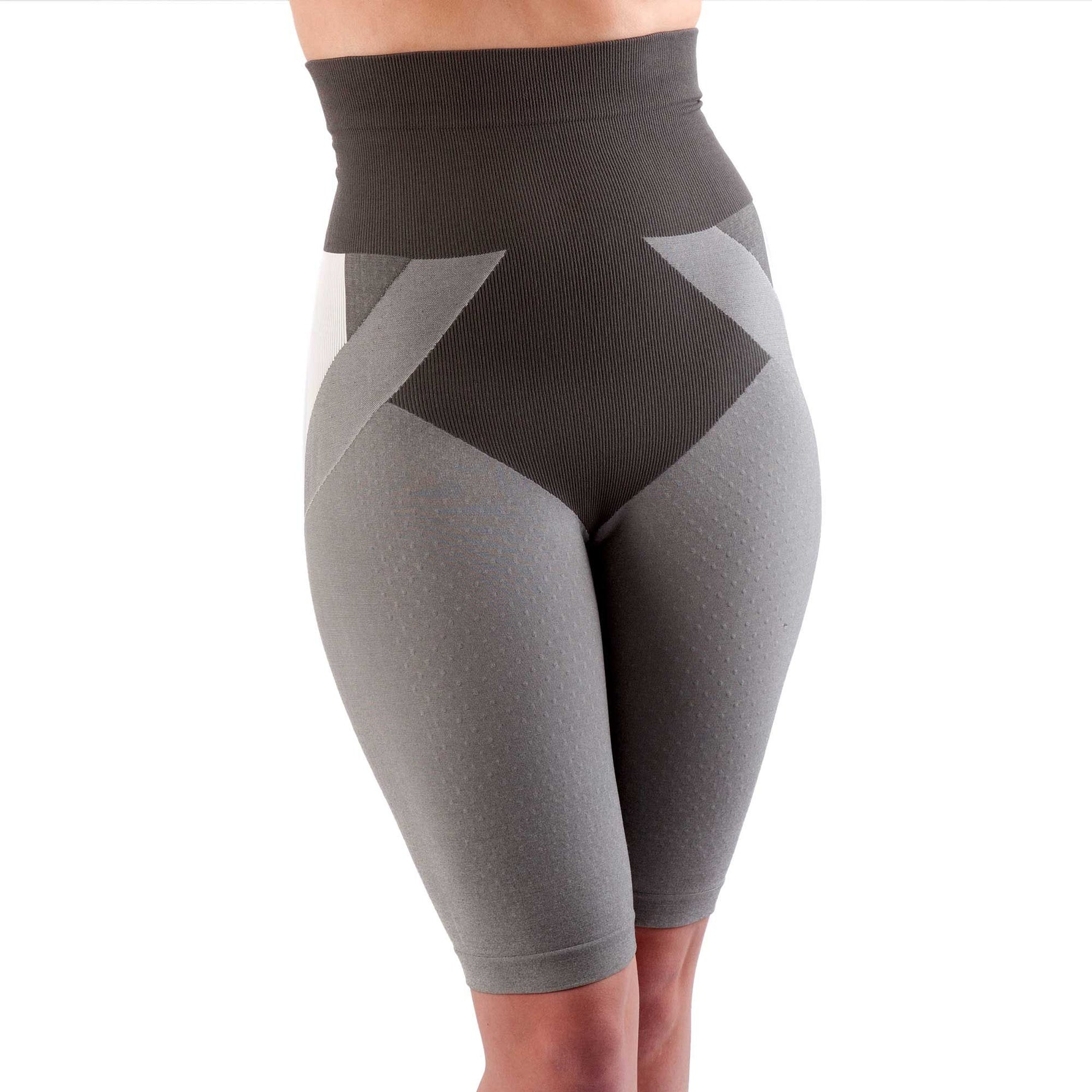 Grey Mass & Slim shapewear shorts for women designed to smooth cellulite and support circulation