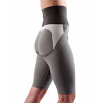 Side view of Mass & Slim shapewear shorts shaping hips and thighs with flexible compression fit