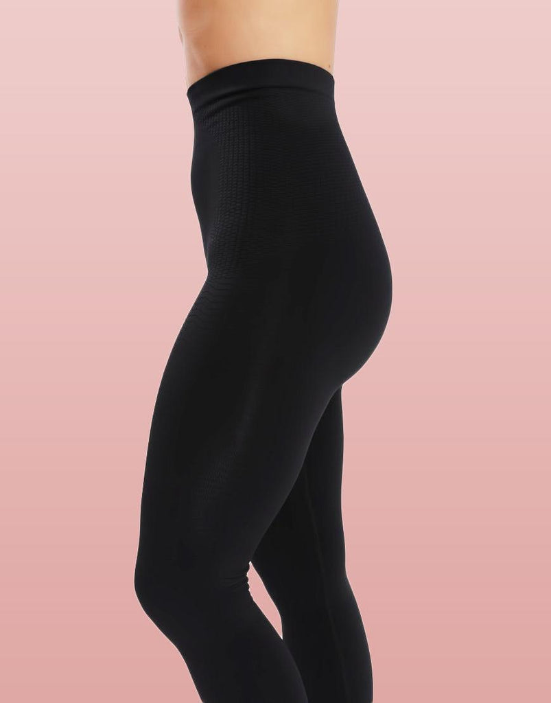 BV SPORT, Anti-cellulite compression legging KEEPFIT woman black-grey