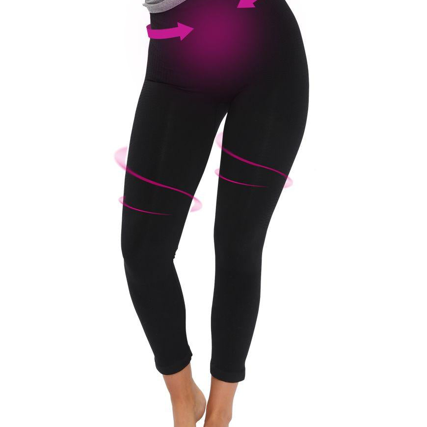 Active Slim Compression Leggings - TheBlackPurple