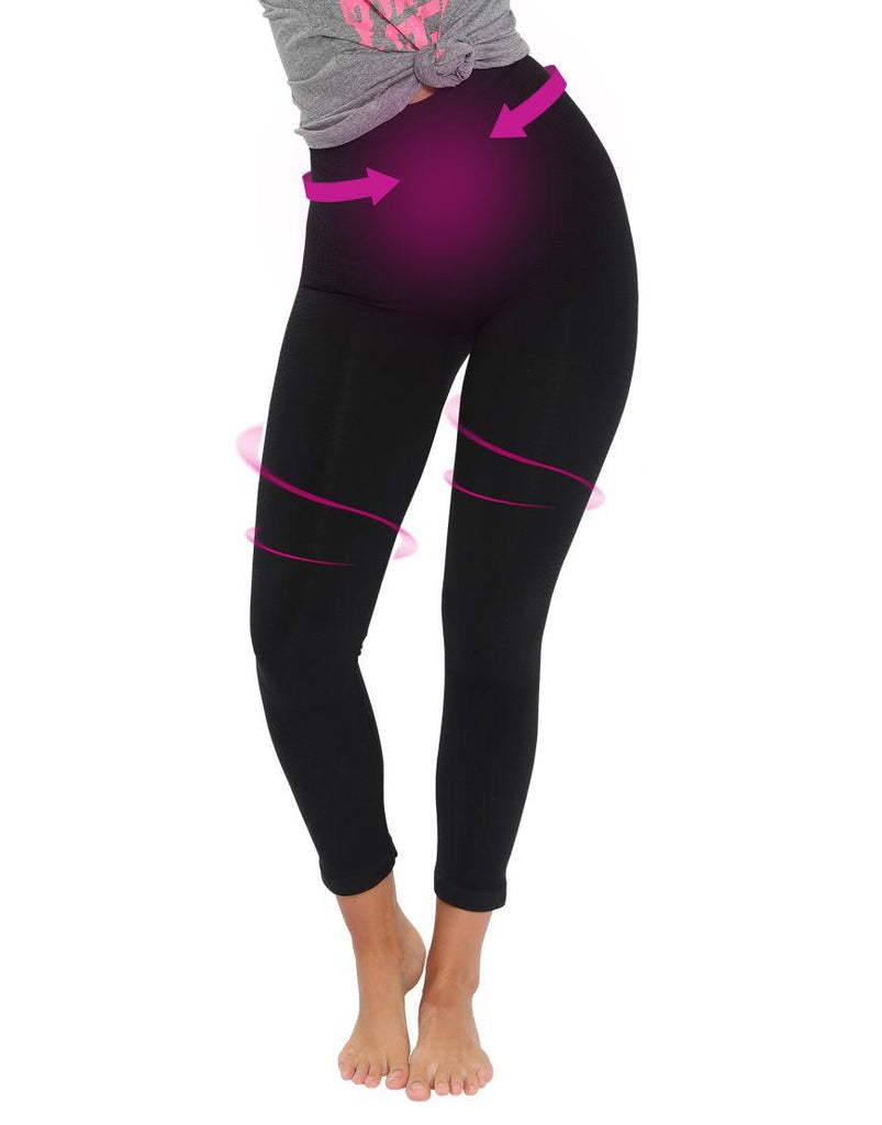 These compression leggings for women by TheBlackPurple have instant anti cellulite effects.